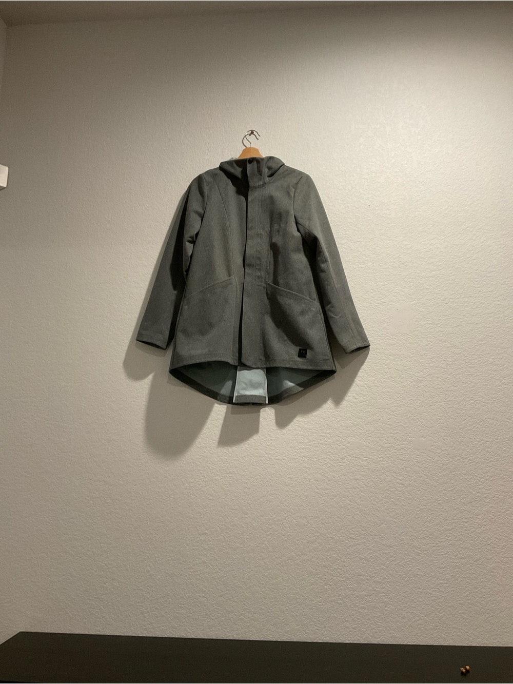 Under Armour Kids Hooded Raincoat - Gray